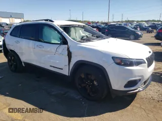 2020 Jeep Cherokee Altitude with VIN 1C4PJMLB4LD536737, listed as a Copart auction lot 73999964 with 25,610 mi miles and Salvage Title. Bid and sale history available at carsss.com. Image 4.