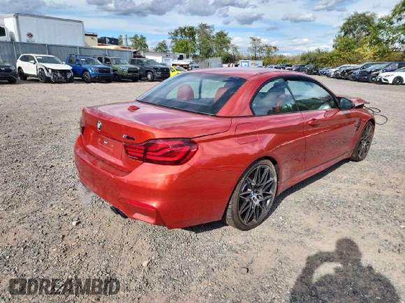 2020 BMW M4 z VIN WBS4Z9C06L5P15498, wystawiony jako Copart lot #75832504 z przebiegiem 27 576 mil mil oraz Czysty tytuł • Clean title. Historia ofert i sprzedaży dostępna na DreamBid. Obrazek 4.
