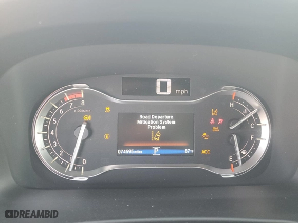 2018 Honda Ridgeline Black Edition with VIN 5FPYK3F89JB004537, listed as a Copart auction lot 75519004 with 74,595 mi miles and Salvage Title. Bid and sale history available at carsss.com. Image 9.