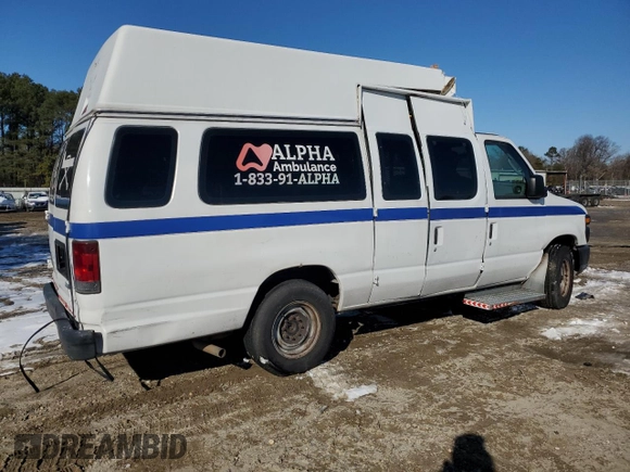 2011 Ford Econoline Cargo Commercial with VIN 1FTNS2EW2BDA26197, listed as a Copart auction lot 81470664 with Not Provided miles and Salvage Title. Bid and sale history available at DreamBid. Image 3.