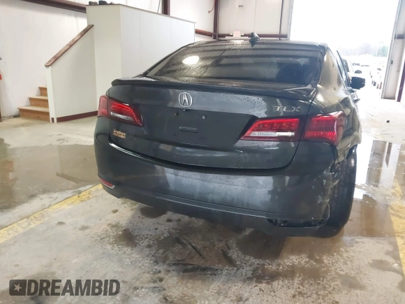 2015 Acura TLX Tech with VIN 19UUB1F5XFA003321, listed as a IAAI auction lot 41703980 with 102,227 mi miles. Bid and sale history available at carsss.com. Image 16.