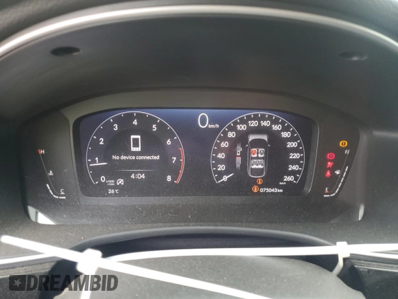 2022 Honda Civic Sport Touring z VIN 19XFL1G81NE401705, wystawiony jako Copart lot #55492835 z przebiegiem 75 043 mil mil oraz Szkoda całkowita • Salvage title. Historia ofert i sprzedaży dostępna na DreamBid. Obrazek 9.