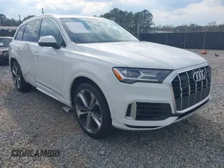 2021 Audi Q7 Premium Plus with VIN WA1LXAF72MD022139, listed as a IAAI auction lot 41670308 with 53,242 mi miles and . Bid and sale history available at DreamBid. Image 1.