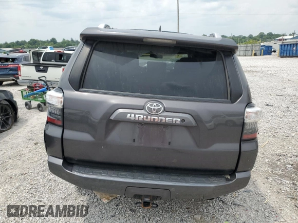 2018 Toyota 4Runner SR5 with VIN JTEBU5JR6J5573119, listed as a Copart auction lot 60320635 with 65,371 mi miles and Salvage title. Bid and sale history available at DreamBid. Image 6.