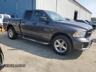 2017 Ram 1500 Tradesman with VIN 1C6RR7FT5HS612757, listed as a Copart auction lot 60593305 with 71,565 mi miles and Salvage title. Bid and sale history available at DreamBid. Image 4.