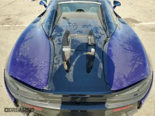 2018 McLaren 570S with VIN SBM13FAA8JW005006, listed as a Copart auction lot 59641834 with 38,683 mi miles and Salvage Title. Bid and sale history available at carsss.com. Image 10.