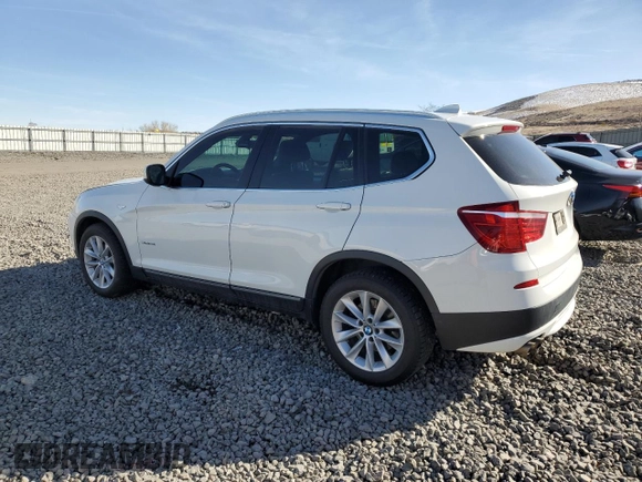 2012 BMW X3 28i with VIN 5UXWX5C51CL717874, listed as a Copart auction lot 46141245 with 135,041 mi miles and Salvage Title. Bid and sale history available at DreamBid. Image 2.