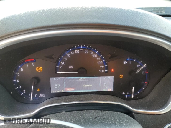 2013 Cadillac SRX Luxury Collection with VIN 3GYFNCE35DS573565, listed as a Copart auction lot 51568975 with 167,560 mi miles and Salvage Title. Bid and sale history available at carsss.com. Image 9.