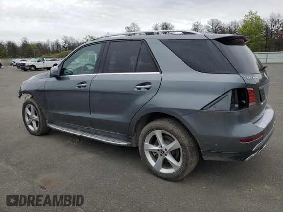2019 Mercedes-Benz GLE 400 with VIN 4JGDA5GB4KB212891, listed as a Copart auction lot 57131075 with 77,710 mi miles and Salvage title. Bid and sale history available at DreamBid. Image 2.