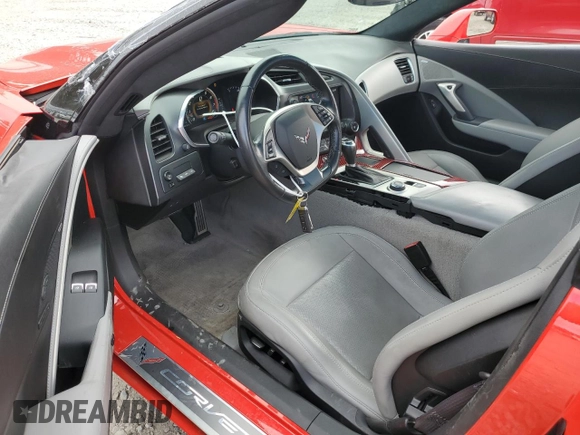 2016 Chevrolet Corvette 3LT with VIN 1G1YF2D7XG5101881, listed as a Copart auction lot 72648924 with 30,078 mi miles and Salvage Title. Bid and sale history available at carsss.com. Image 8.