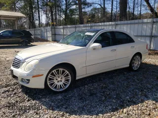 2008 Mercedes-Benz E-Class Luxury 3.5L with VIN WDBUF87X38B310742, listed as a Copart auction lot 49139555 with 216,542 mi miles and Salvage Title. Bid and sale history available at carsss.com. Image 1.