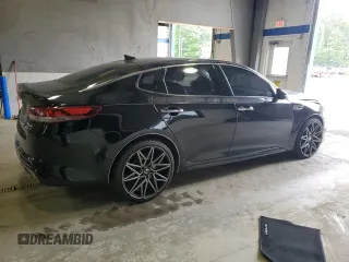 2016 Kia Optima SX Turbo with VIN 5XXGW4L23GG011780, listed as a Copart auction lot 56628295 with 104,288 mi miles and Salvage title. Bid and sale history available at DreamBid. Image 3.