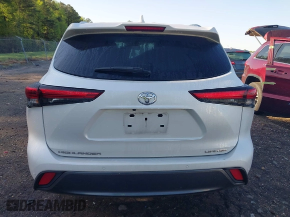 2023 Toyota Highlander L with VIN 5TDKDRAH5PS005966, listed as a IAAI auction lot 41976292 with 51,857 mi miles and . Bid and sale history available at DreamBid. Image 16.