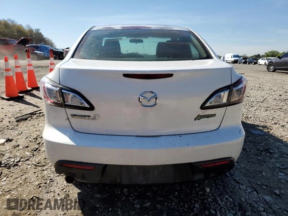2011 Mazda 3 i Touring with VIN JM1BL1VF7B1477055, listed as a Copart auction lot 50025175 with 106,107 mi miles and Salvage Title. Bid and sale history available at DreamBid. Image 6.