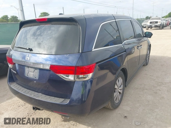2015 Honda Odyssey EX-L z VIN 5FNRL5H62FB008681, wystawiony jako IAAI lot #42060381 z przebiegiem 128 372 mil mil oraz . Historia ofert i sprzedaży dostępna na DreamBid. Obrazek 4.
