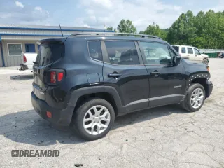 2018 Jeep Renegade Latitude with VIN ZACCJBBBXJPH52403, listed as a Copart auction lot 59636375 with 68,860 mi miles and Salvage title. Bid and sale history available at DreamBid. Image 3.