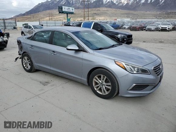 2017 Hyundai Sonata SE with VIN 5NPE24AF0HH514214, listed as a Copart auction lot 49087525 with 208,175 mi miles and Salvage Title. Bid and sale history available at carsss.com. Image 4.