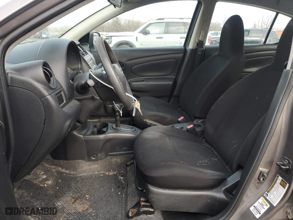 2015 Nissan Versa S Plus with VIN 3N1CN7AP0FL816935, listed as a Copart auction lot 47127545 with 81,588 mi miles and Salvage Title. Bid and sale history available at carsss.com. Image 7.