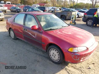 1995 Honda Civic z VIN JHMEH9692SS008583, wystawiony jako IAAI lot #41891776 z przebiegiem 244 377 mil mil oraz . Historia ofert i sprzedaży dostępna na DreamBid. Obrazek 1.
