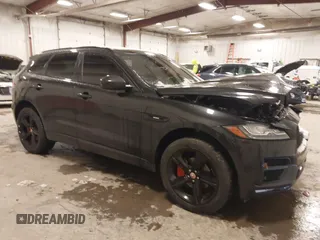 2017 Jaguar F-Pace 20d R-Sport with VIN SADCL2BN4HA076811, listed as a IAAI auction lot 41314688 with 86,167 mi miles and . Bid and sale history available at DreamBid. Image 1.