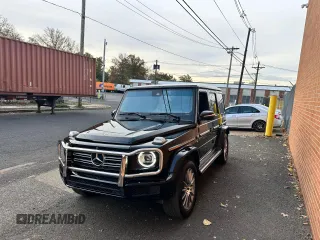2023 Mercedes-Benz G 550 with VIN W1NYC6BJ8PX461153, listed as a Copart auction lot 80594484 with 15,655 mi miles and Non Repairable. Bid and sale history available at DreamBid. Image 2.