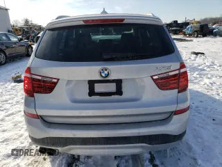 2015 BMW X3 xDrive28i with VIN 5UXWX9C51F0D50510, listed as a Copart auction lot 41821105 with 111,786 mi miles and Salvage Title. Bid and sale history available at carsss.com. Image 6.