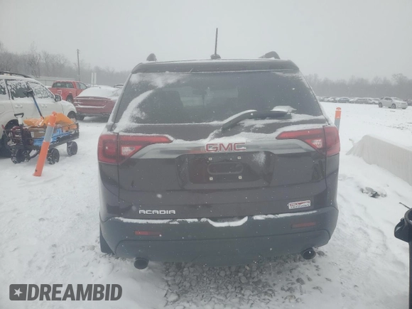 2017 GMC Acadia SLT with VIN 1GKKNVLS8HZ218526, listed as a Copart auction lot 88304715 with 58,880 mi miles and Salvage Title. Bid and sale history available at carsss.com. Image 6.