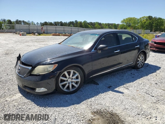 2008 Lexus LS 460 L with VIN JTHGL46F585031637, listed as a Copart auction lot 52797845 with 275,741 mi miles and Salvage title. Bid and sale history available at DreamBid. Image 1.