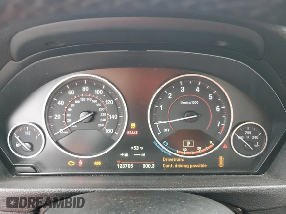 2018 BMW 3 Series 330i xDrive with VIN WBA8D9G5XJNU71846, listed as a Copart auction lot 57534515 with 123,705 mi miles and Clean title. Bid and sale history available at DreamBid. Image 9.