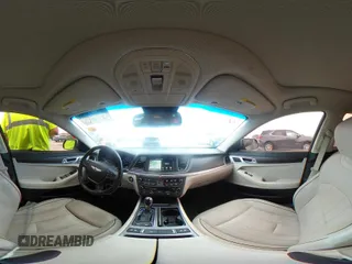2015 Hyundai Genesis 5.0L with VIN KMHGN4JF1FU096051, listed as a IAAI auction lot 41771204 with 74,038 mi miles. Bid and sale history available at carsss.com. Image 19.