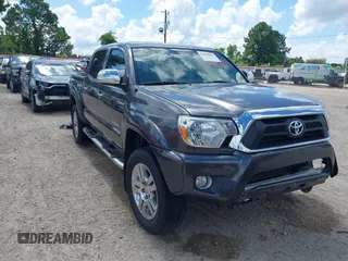 2013 Toyota Tacoma PreRunner with VIN 5TFJU4GNXDX034929, listed as a IAAI auction lot 42568897 with 134,448 mi miles and . Bid and sale history available at DreamBid. Image 1.