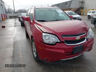 2013 Chevrolet Captiva Sport LT with VIN 3GNAL3EK0DS621218, listed as a IAAI auction lot 41837045 with 122,807 mi miles. Bid and sale history available at carsss.com. Image 1.