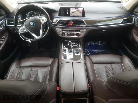 2018 BMW 7 Series 740i xDrive with VIN WBA7E4C57JGV23665, listed as a Copart auction lot 78676003 with 65,804 mi miles. Bid and sale history available at carsss.com. Image 8.