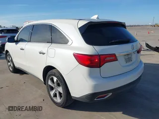 2016 Acura MDX with VIN 5FRYD3H22GB011042, listed as a IAAI auction lot 41383286 with 151,781 mi miles. Bid and sale history available at carsss.com. Image 3.