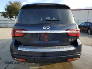 2020 Infiniti QX80 LUXE with VIN JN8AZ2NF8L9704860, listed as a Copart auction lot 39139294 with 77,708 mi miles. Bid and sale history available at carsss.com. Image 6.