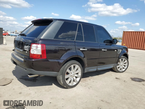 2009 Land Rover Range Rover Sport SC z VIN SALSH23419A191262, wystawiony jako Copart lot #44139425 z przebiegiem 56 114 mil mil oraz Szkoda całkowita • Salvage title. Historia ofert i sprzedaży dostępna na DreamBid. Obrazek 3.
