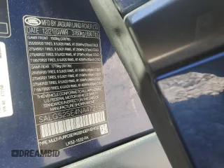 2022 Land Rover Range Rover Westminster z VIN SALGS2SE4NA472158, wystawiony jako Copart lot #72537884 z przebiegiem 41 343 mil mil oraz Szkoda całkowita • Salvage title. Historia ofert i sprzedaży dostępna na DreamBid. Obrazek 13.