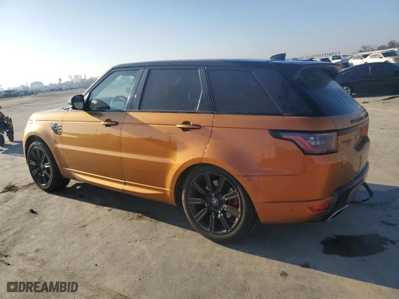 2020 Land Rover Range Rover Sport HST with VIN SALWS2RU0LA879884, listed as a Copart auction lot 89211035 with 52,494 mi miles and Salvage Title. Bid and sale history available at carsss.com. Image 2.
