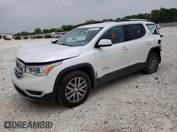 2017 GMC Acadia SLE with VIN 1GKKNLLA9HZ148160, listed as a Copart auction lot 51275713 with 86,216 mi miles and Salvage Title. Bid and sale history available at carsss.com. Image 1.