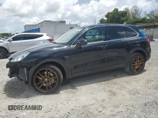 2014 Porsche Cayenne Diesel with VIN WP1AF2A24ELA31805, listed as a Copart auction lot 64000625 with 107,221 mi miles and Salvage title. Bid and sale history available at DreamBid. Image 1.