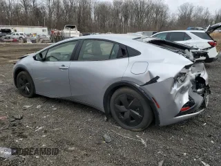 2024 Toyota Prius LE with VIN JTDACAAUXR3024496, listed as a Copart auction lot 43538785 with 21,217 mi miles and Salvage Title. Bid and sale history available at carsss.com. Image 2.