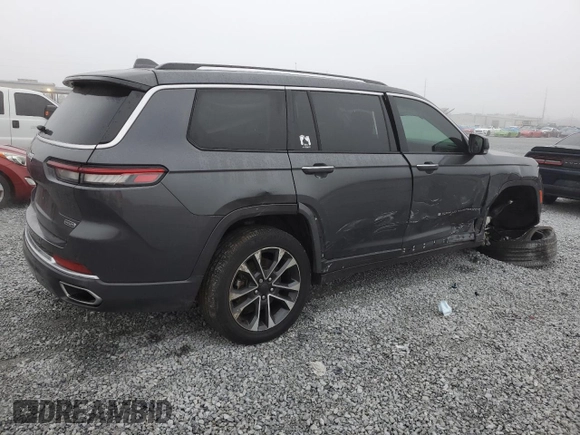 2021 Jeep Grand Cherokee Overland with VIN 1C4RJJDGXM8153204, listed as a Copart auction lot 85214754 with 41,478 mi miles and Salvage title. Bid and sale history available at DreamBid. Image 3.