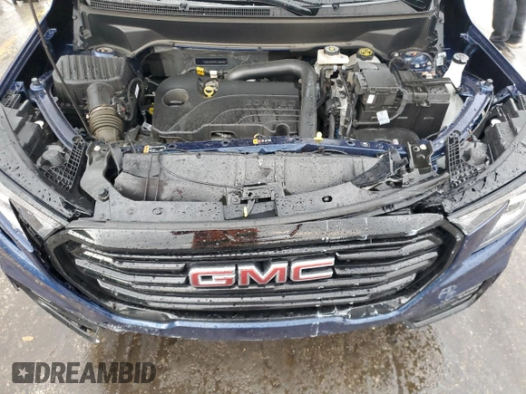 2023 GMC Terrain SLE with VIN 3GKALMEG3PL168645, listed as a Copart auction lot 45819015 with 24,257 mi miles and Salvage Title. Bid and sale history available at DreamBid. Image 12.