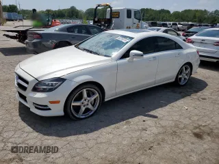 2014 Mercedes-Benz CLS-Class CLS 550 with VIN WDDLJ7DB0EA112089, listed as a Copart auction lot 60256514 with 109,974 mi miles and Salvage Title. Bid and sale history available at carsss.com. Image 1.