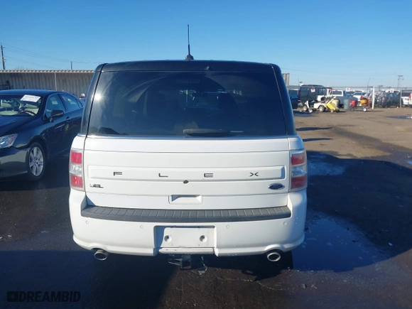 2014 Ford Flex SEL with VIN 2FMGK5C81EBD21053, listed as a IAAI auction lot 41397411 with 179,800 mi miles. Bid and sale history available at carsss.com. Image 16.