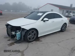 2020 Mercedes-Benz CLA with VIN WDD5J4HB6LN007175, listed as a IAAI auction lot 41480205 with 56,172 mi miles. Bid and sale history available at carsss.com. Image 2.
