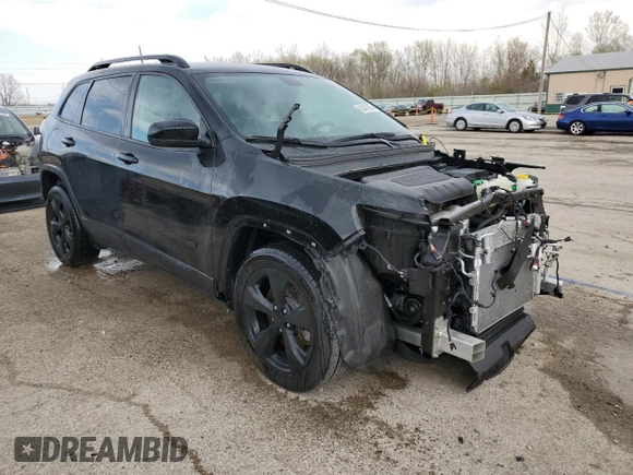 2019 Jeep Cherokee Latitude Plus with VIN 1C4PJLLBXKD339368, listed as a Copart auction lot 52421605 with 48,221 mi miles and Salvage Title. Bid and sale history available at carsss.com. Image 4.