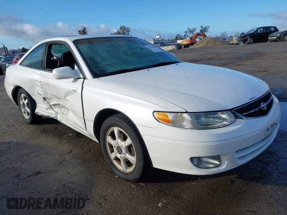 1999 Toyota Solara SE with VIN 2T1CF22P4XC169312, listed as a IAAI auction lot 41581888 with 99,791 mi miles and . Bid and sale history available at carsss.com. Image 1.