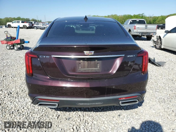 2020 Cadillac CT5 Premium Luxury with VIN 1G6DN5RK6L0151968, listed as a Copart auction lot 53189655 with 42,781 mi miles and Salvage title. Bid and sale history available at DreamBid. Image 6.