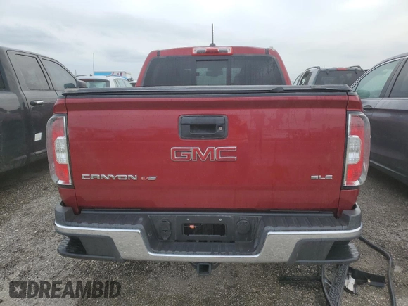 2019 GMC Canyon 4WD SLE with VIN 1GTG6CEN7K1350371, listed as a Copart auction lot 74199274 with 0 mi miles and Non Repairable. Bid and sale history available at carsss.com. Image 6.